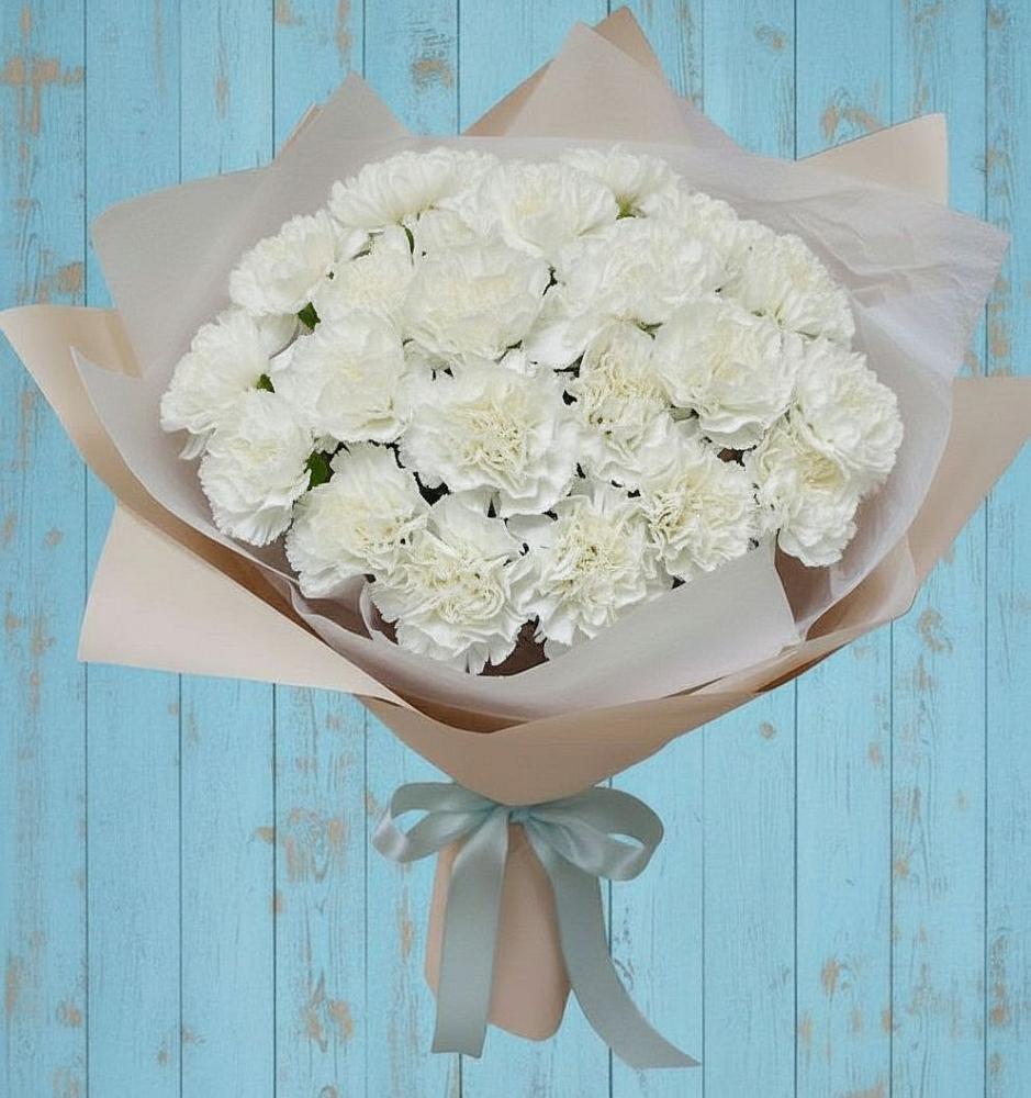 Букет цветов из: Гвоздики в Посёлке Свободы