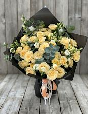 Букет цветов из:  Розы и Лизиантусы в Посёлке Свободы