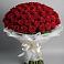 Букет 101 Красная роза Блэк Мэджик в Посёлке Свободы
