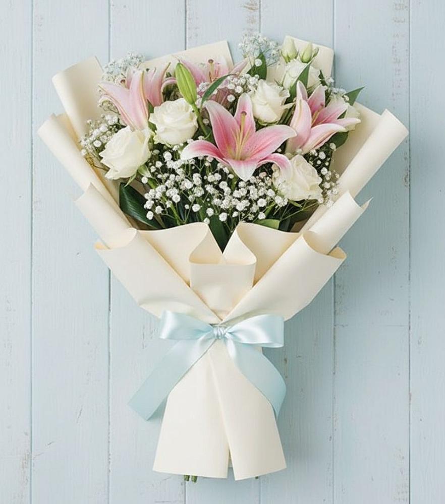 Букет цветов из: Лилии в Посёлке Свободы