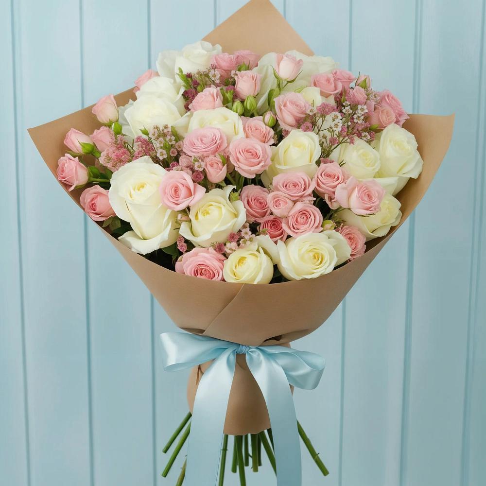 Букет цветов из: Розы в Посёлке Свободы