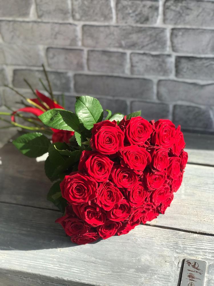 Букет Красные розы Фридом в Посёлке Свободы