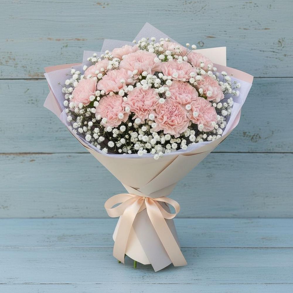 Букет цветов из: Гвоздики в Посёлке Свободы