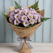 Букет цветов из:  Хризантемы в Посёлке Свободы