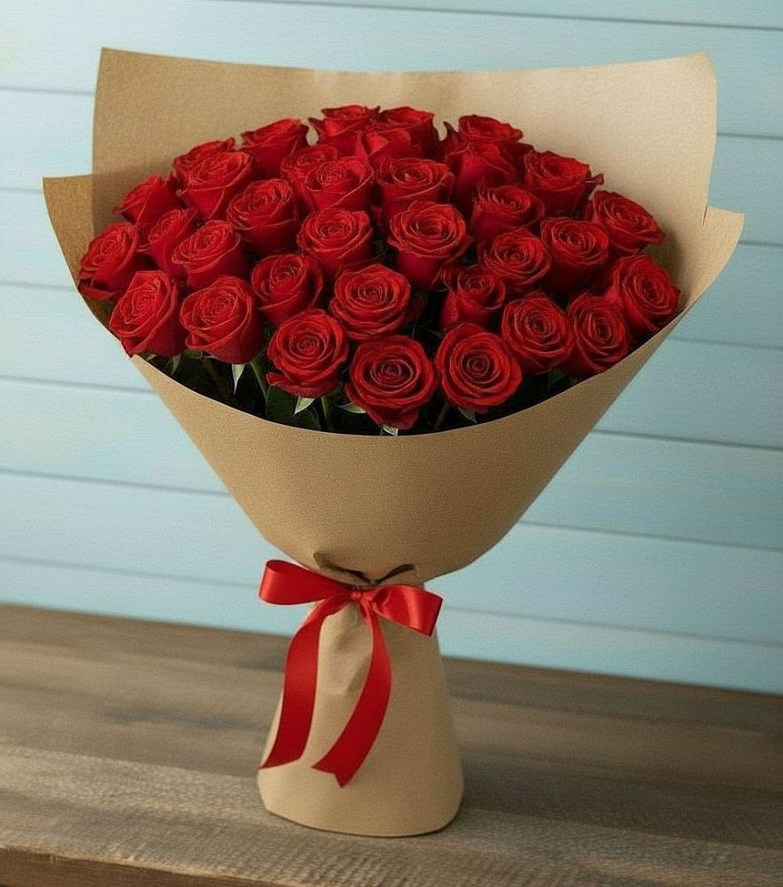 Букет Красные розы Милано в Посёлке Свободы