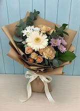 Букет цветов из:  Герберы и Хризантемы в Посёлке Свободы