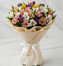 Букет цветов из:  Альстромерии #REPLACE_PRED# Посёлке Свободы