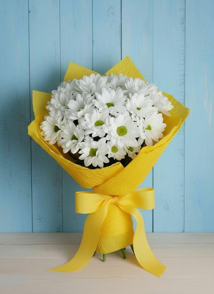 Букет цветов из: Хризантемы в Посёлке Свободы