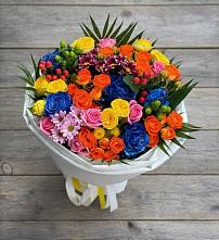 Букет цветов из:  Розы и Хризантемы в Посёлке Свободы