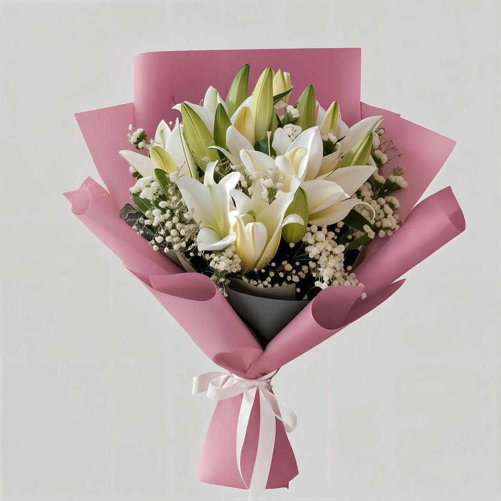 Букет цветов из: Лилии в Посёлке Свободы