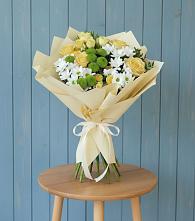 Букет цветов из:  Хризантемы и Розы в Посёлке Свободы